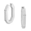 Créoles Swarovski Dextera octogonales