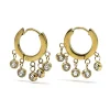 Créoles Zag Bijoux Ormiga acier doré oxydes