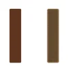 Cuir bague Les Georgettes terre cuite/bronze 12mm