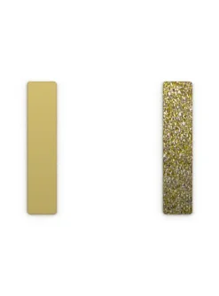 Cuir bague Les Georgettes jaune citronné/blé doré_x005f_x000D_12mm