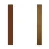 Cuir bague Les Georgettes terre cuite/bronze 8mm
