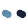 Cuir boucles d'oreilles Les Georgettes_x005f_x000D_ciel étoilé/marine, diamètre 16 mm