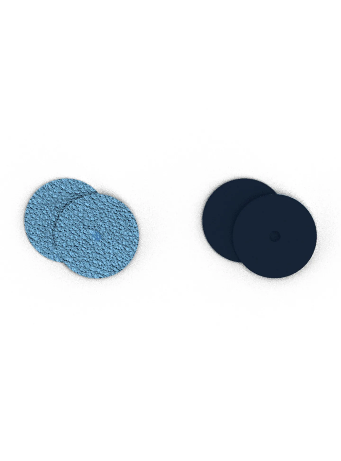 Cuir boucles d'oreilles Les Georgettes_x005f_x000D_ciel étoilé/marine, diamètre 16 mm