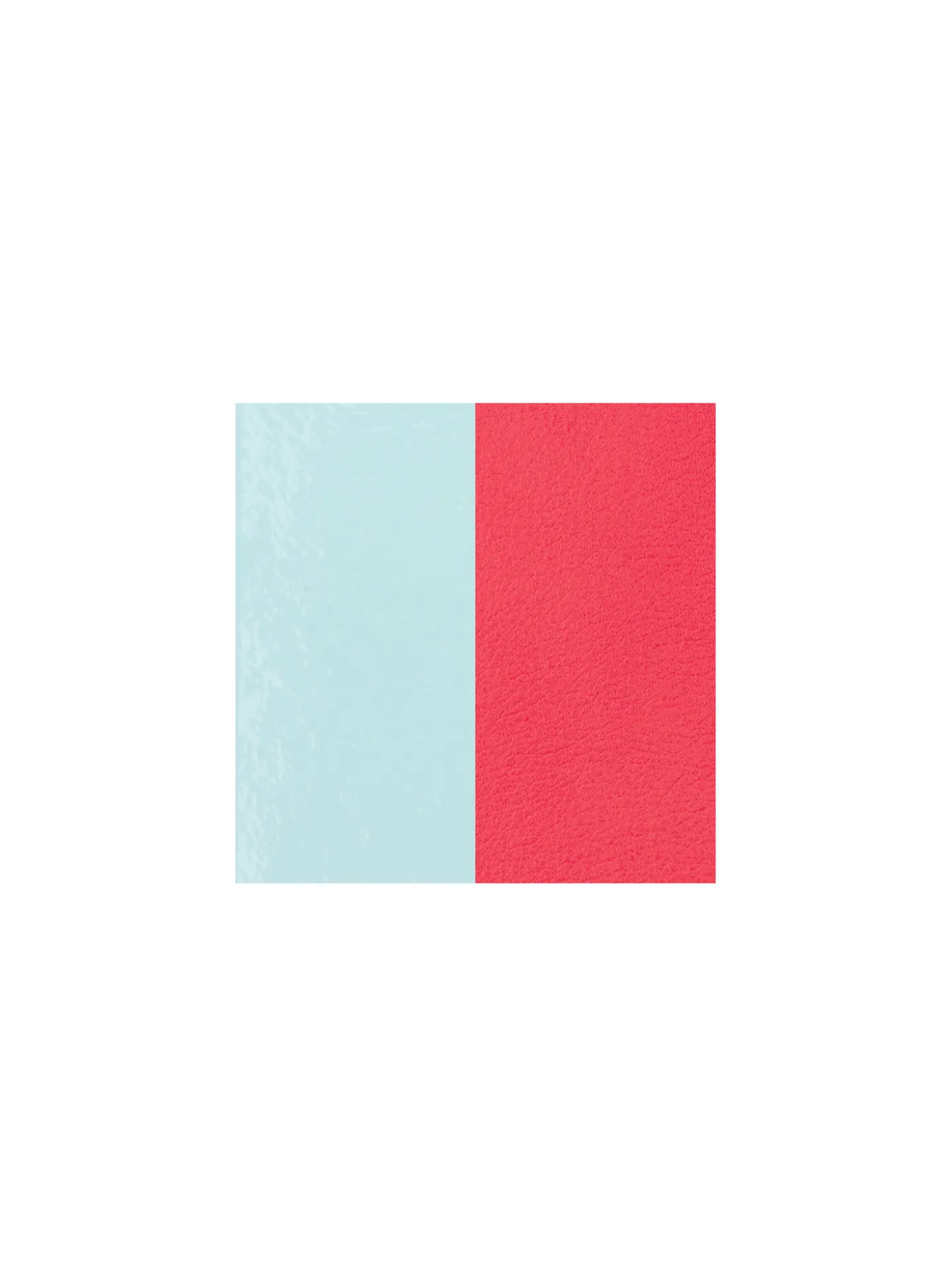 Cuir bracelet Les Georgettes Bleu/Grenadine 40mm