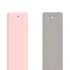 Cuir bracelet Les Georgettes Gris/Rose Clair 25 mm