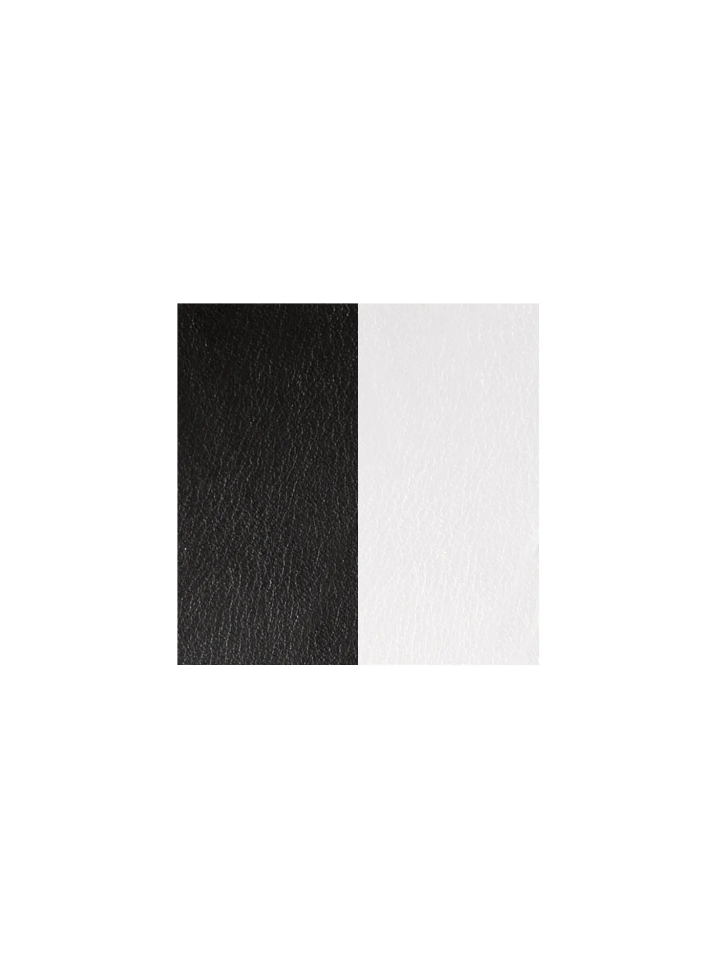 Cuir bracelet Les Georgettes noir/blanc 25mm
