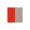 Cuir Collier Les Georgettes Corail/Taupe 25 mm