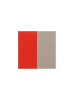 Cuir Collier Les Georgettes Corail/Taupe 25 mm