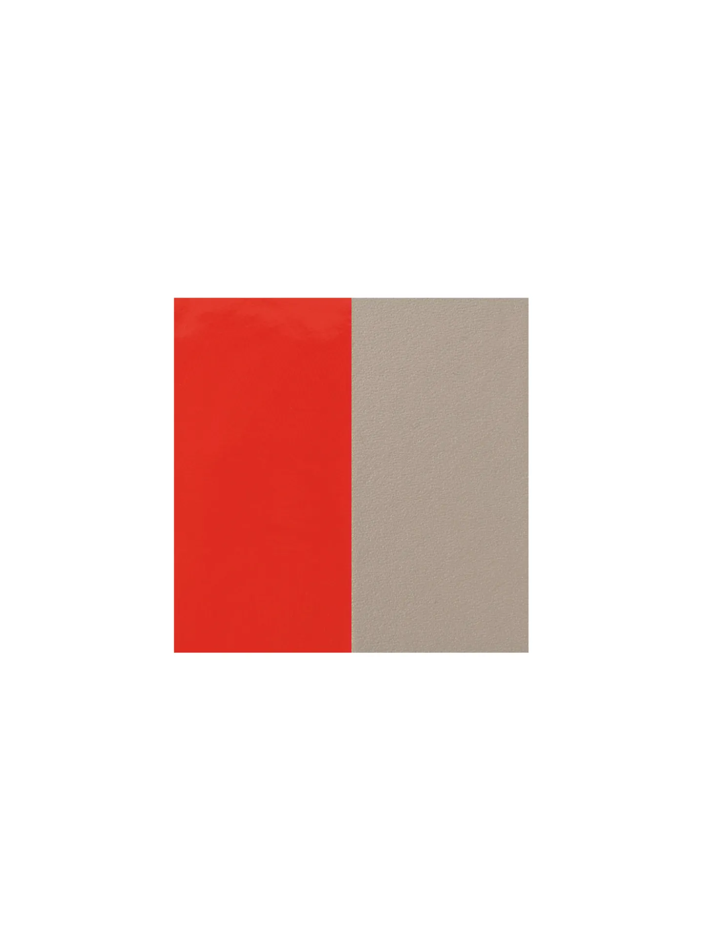 Cuir Collier Les Georgettes Corail/Taupe 25 mm
