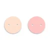 Cuir collier Les Georgettes 25MM Jasmin / Rose métal