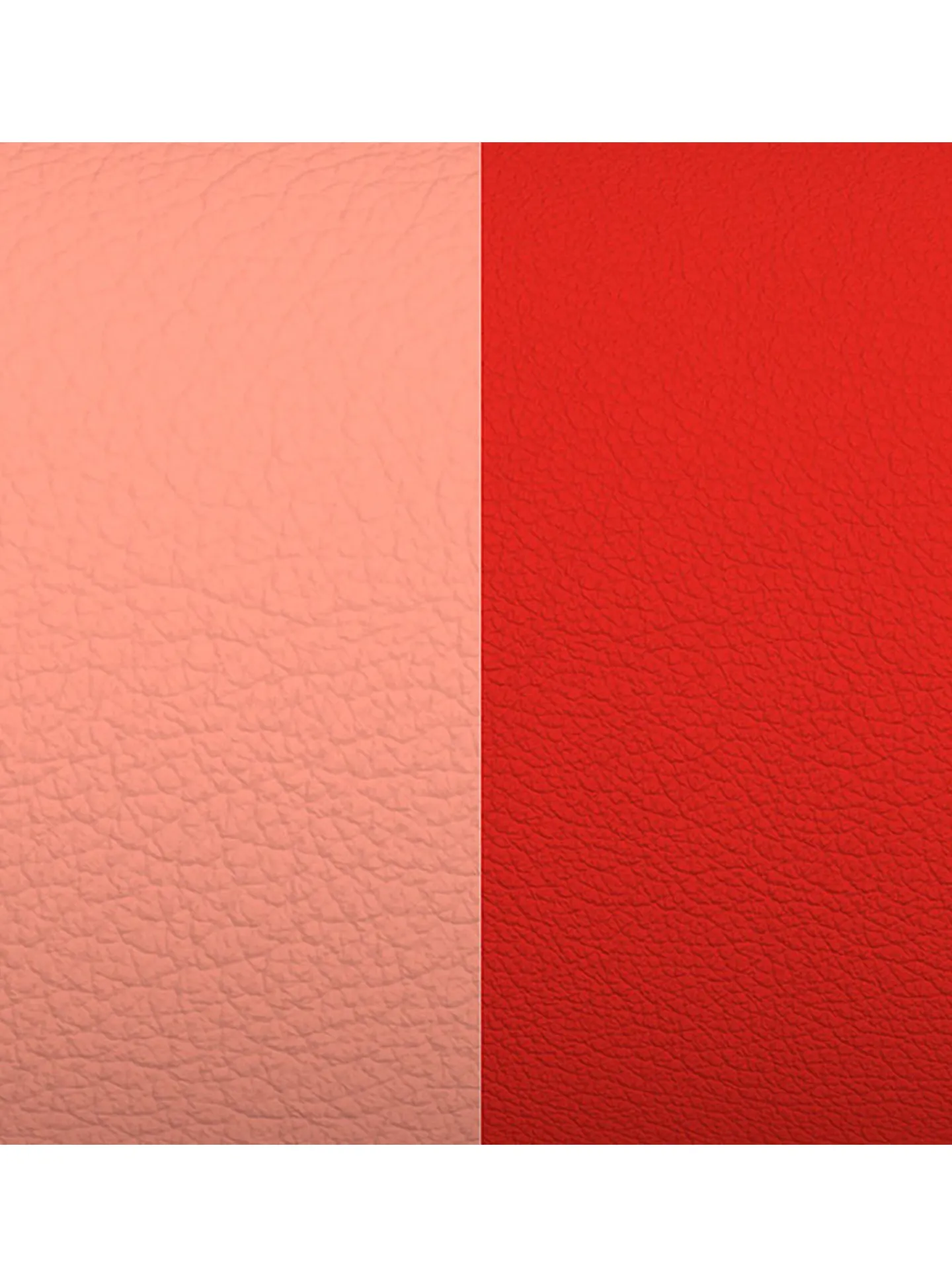 Cuir créoles Georgettes barbe à papa/rouge acidulé_x005f_x000D_30mm