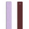 Cuir manchette Les Georgettes_x005f_x000D_lavande metallic/ violet sauvage 14mm