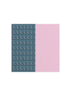 Cuir manchette Les Georgettes 40mm_x005f_x000D_ecailles/ rose pastel
