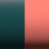 Cuir manchette Les Georgettes 40 mm_x005f_x000D_BLEU MINUIT/BLUSH
