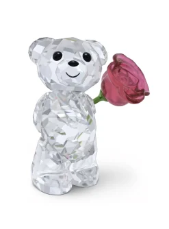 Décoration Swarovski Kris Bear rose with love
