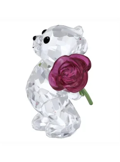 Décoration Swarovski Kris Bear rose with love