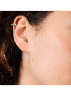 Earcuff Les Cadettes Orion laiton argenté