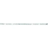 Gourmette Brillaxis argent rhodié maille alternée_x005f_x000D_18cm