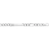 Gourmette homme Brillaxis argent rhodié_x005f_x000D_maille cheval 1/3