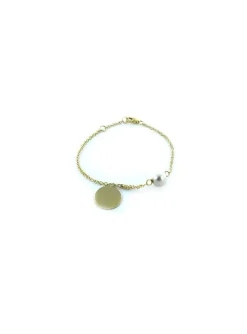 Identité bébé Brillaxis en or 18 carats perle