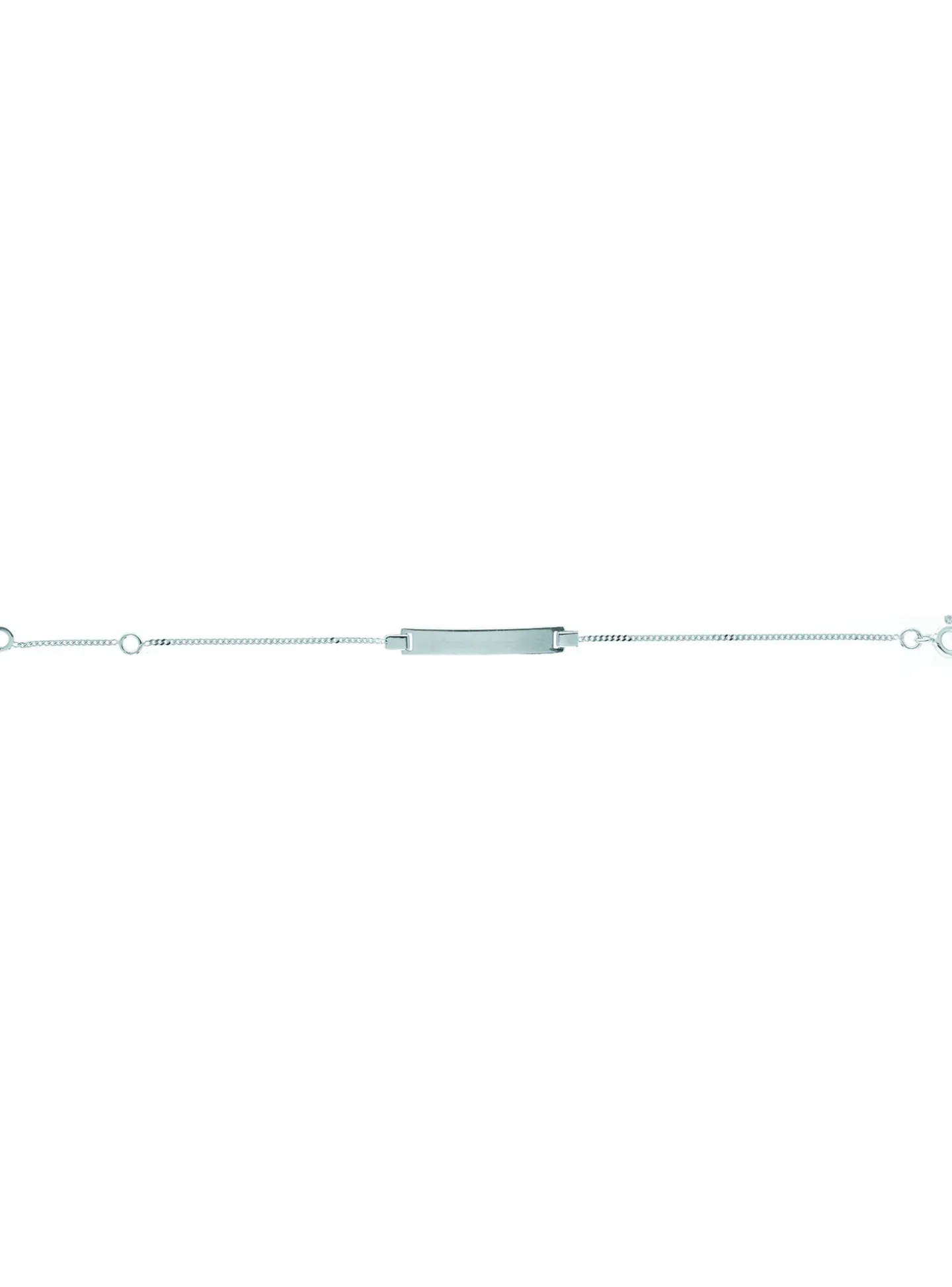 Identité bébé Brillaxis or blanc 9 carats