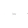 Identité bébé tonneau étoile or blanc 9 carats