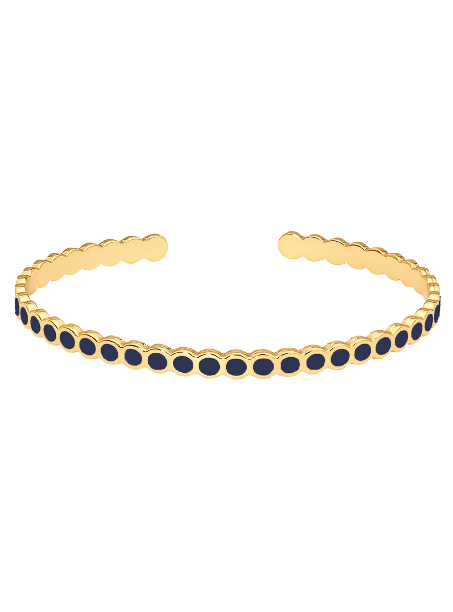 Jonc Bangle Up collection Lumi bleu nuit