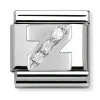 Maillon Nomination argent avec OZ Alphabet lettre Z