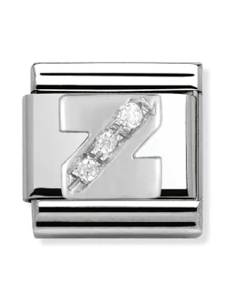 Maillon Nomination argent avec OZ Alphabet lettre Z