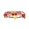 Manchette Hipanema Bosphore garnet M