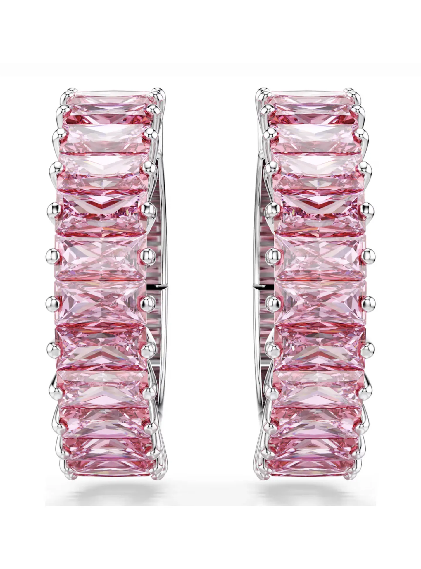 Manchettes d'oreilles Swarovski Matrix roses