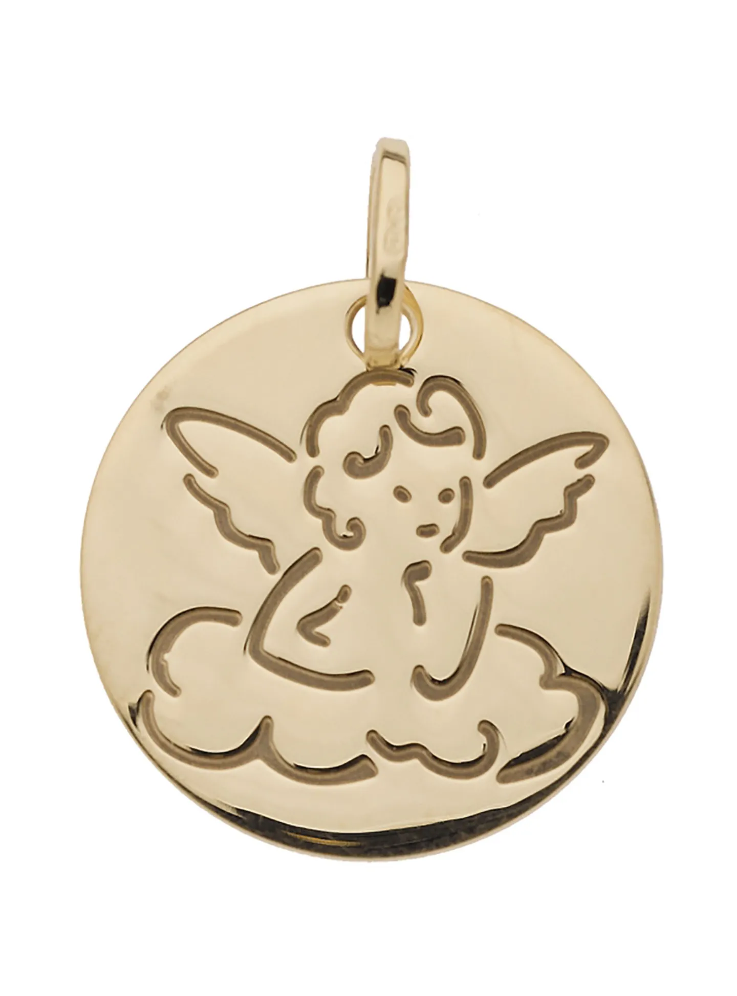 Médaille Ange or jaune 750/1000