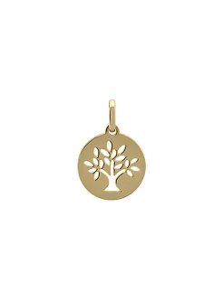Médaille Brillaxis mini arbre de vie or jaune