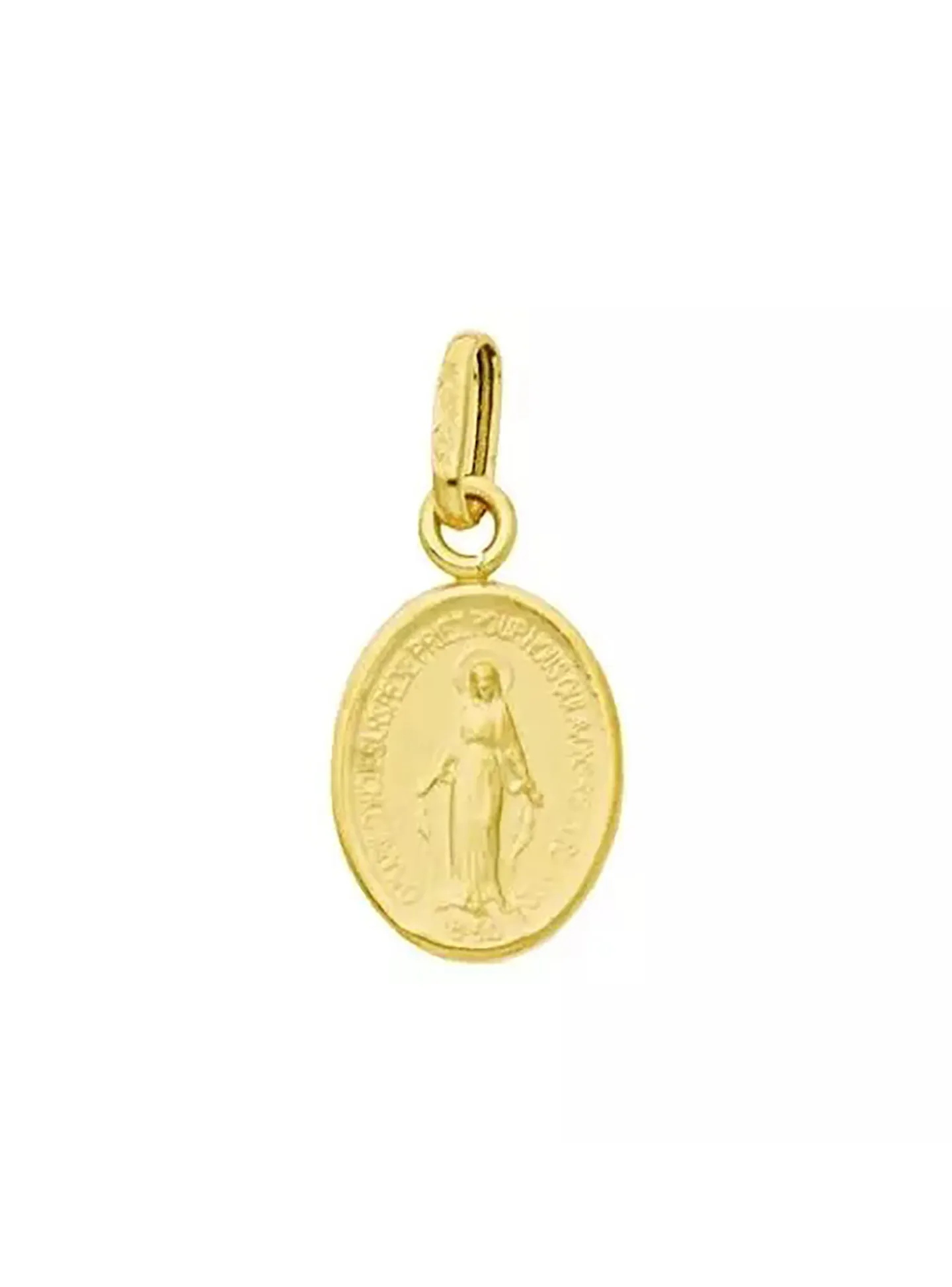 Médaille Brillaxis miraculeuse or jaune 9k_x005f_x000D_8mm x 10mm