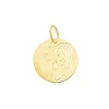 Médaille Brillaxis Vierge découpée étoiles 9 carats_x005f_x000D_16mm