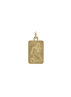 Médaille Saint Christophe or jaune 18 carats