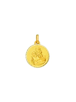 Médaille St Christophe or jaune 18 carats