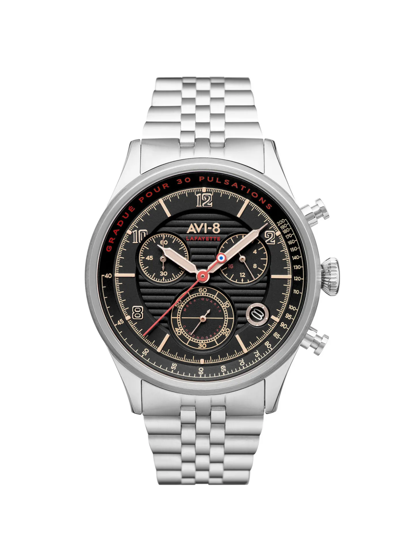 Montre AVI-8 FLYBOY LAFAYETTE chrono automatique