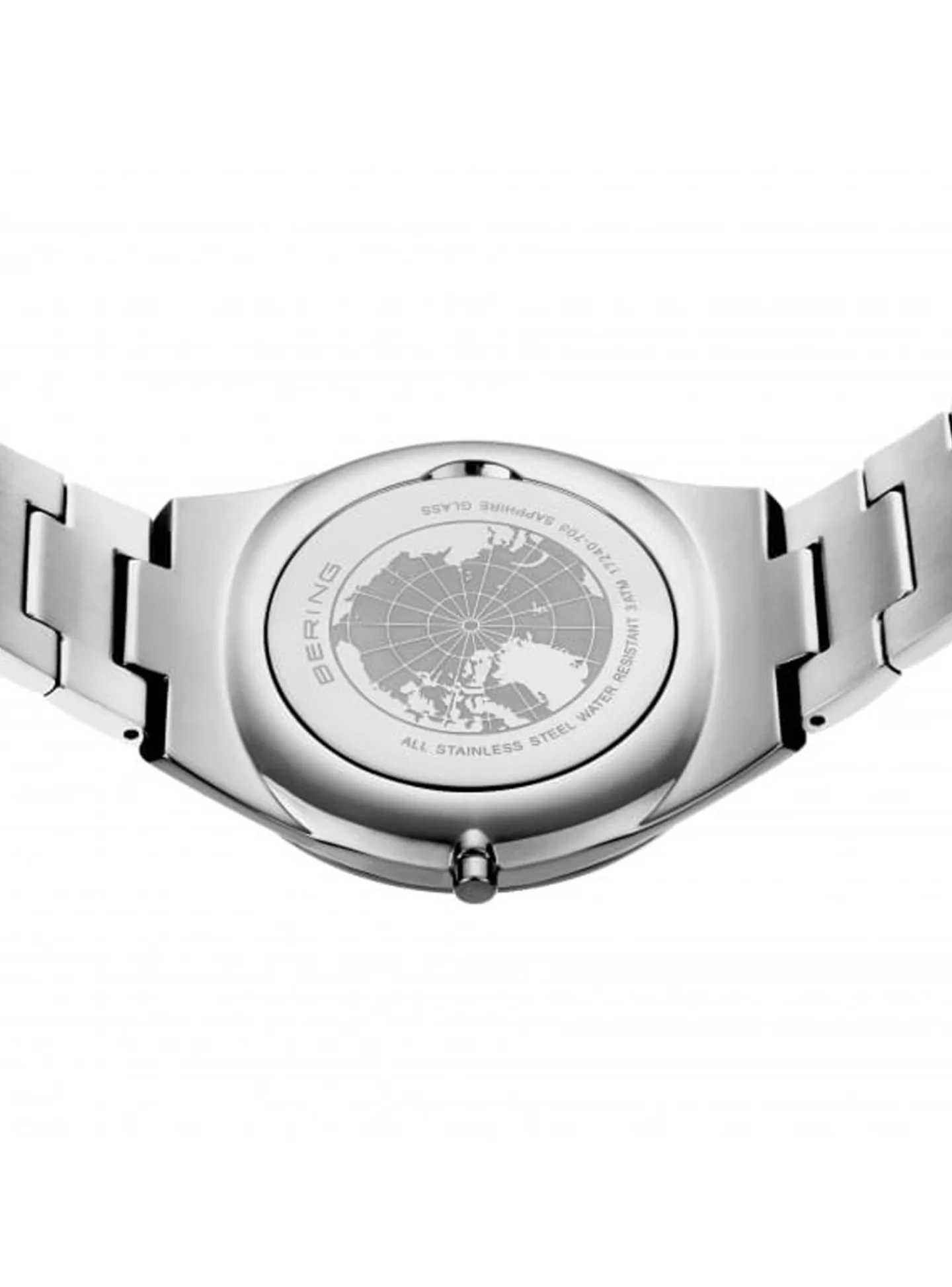 Montre Bering ultra slim acier cadran vert