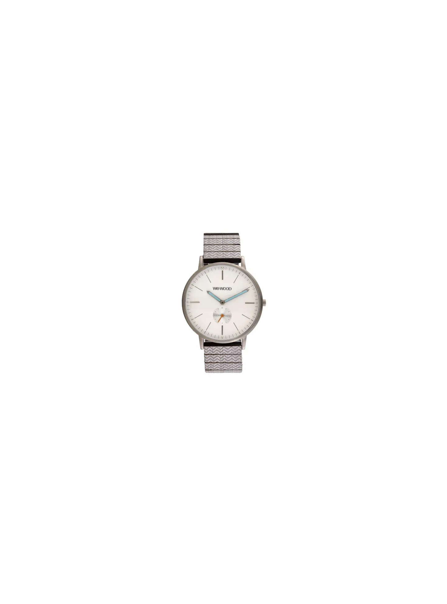 Montre bois Wewood Albacore silver white grey