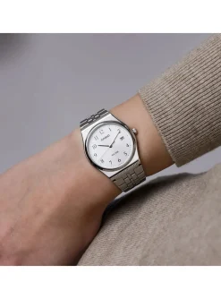 Montre Casio classique acier cadran blanc