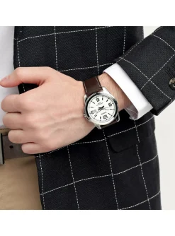 Montre Casio classique cuir marron