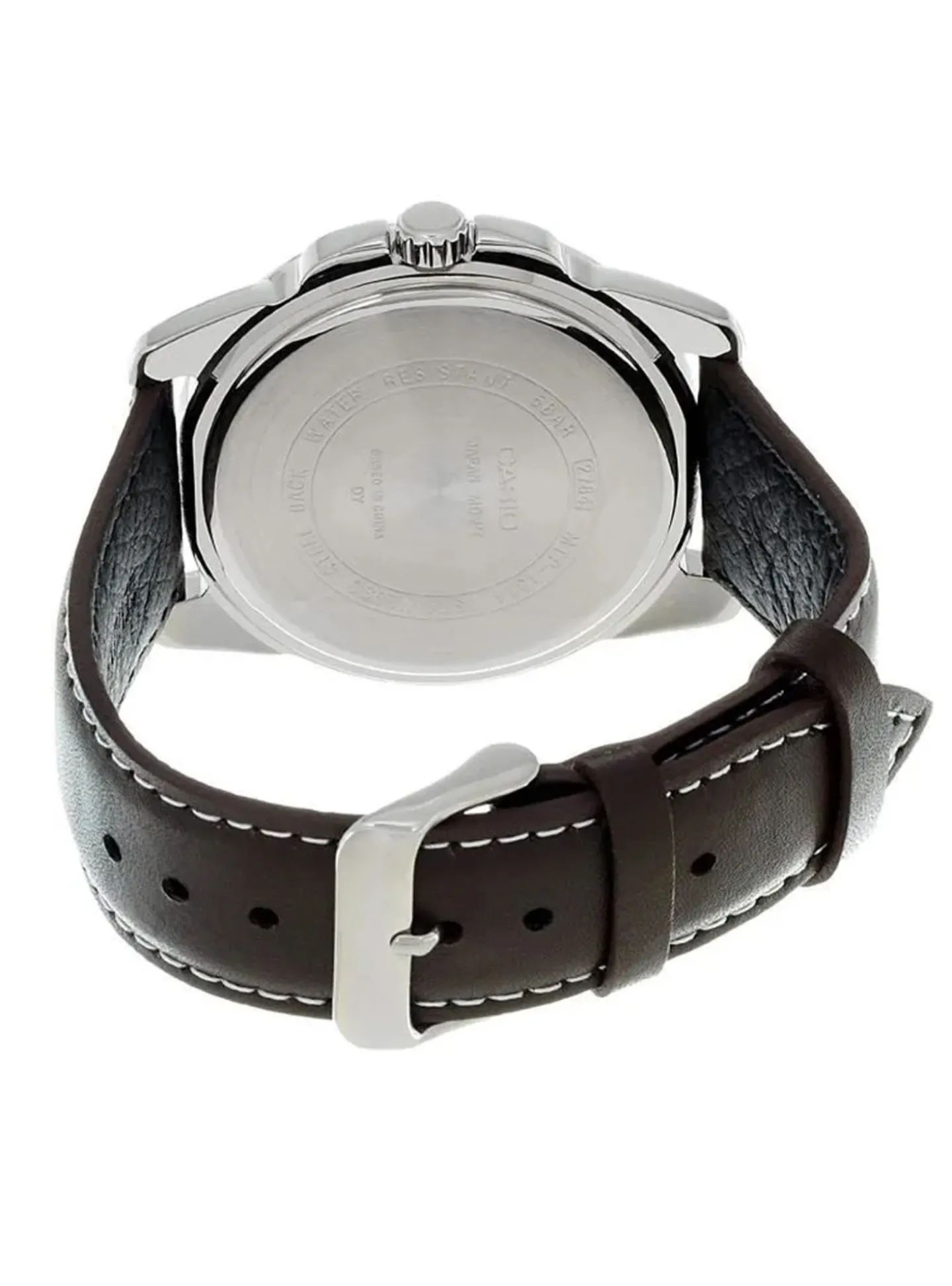 Montre Casio classique cuir marron