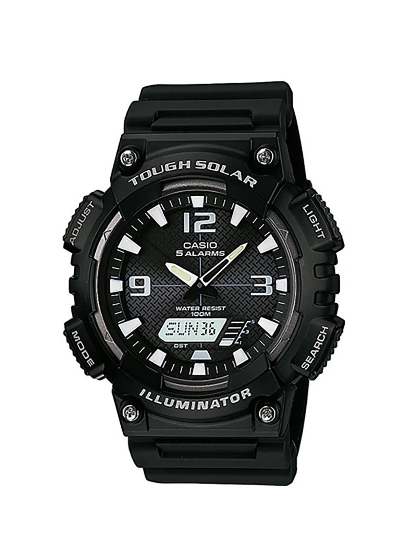 Montre Casio collection solaire noire