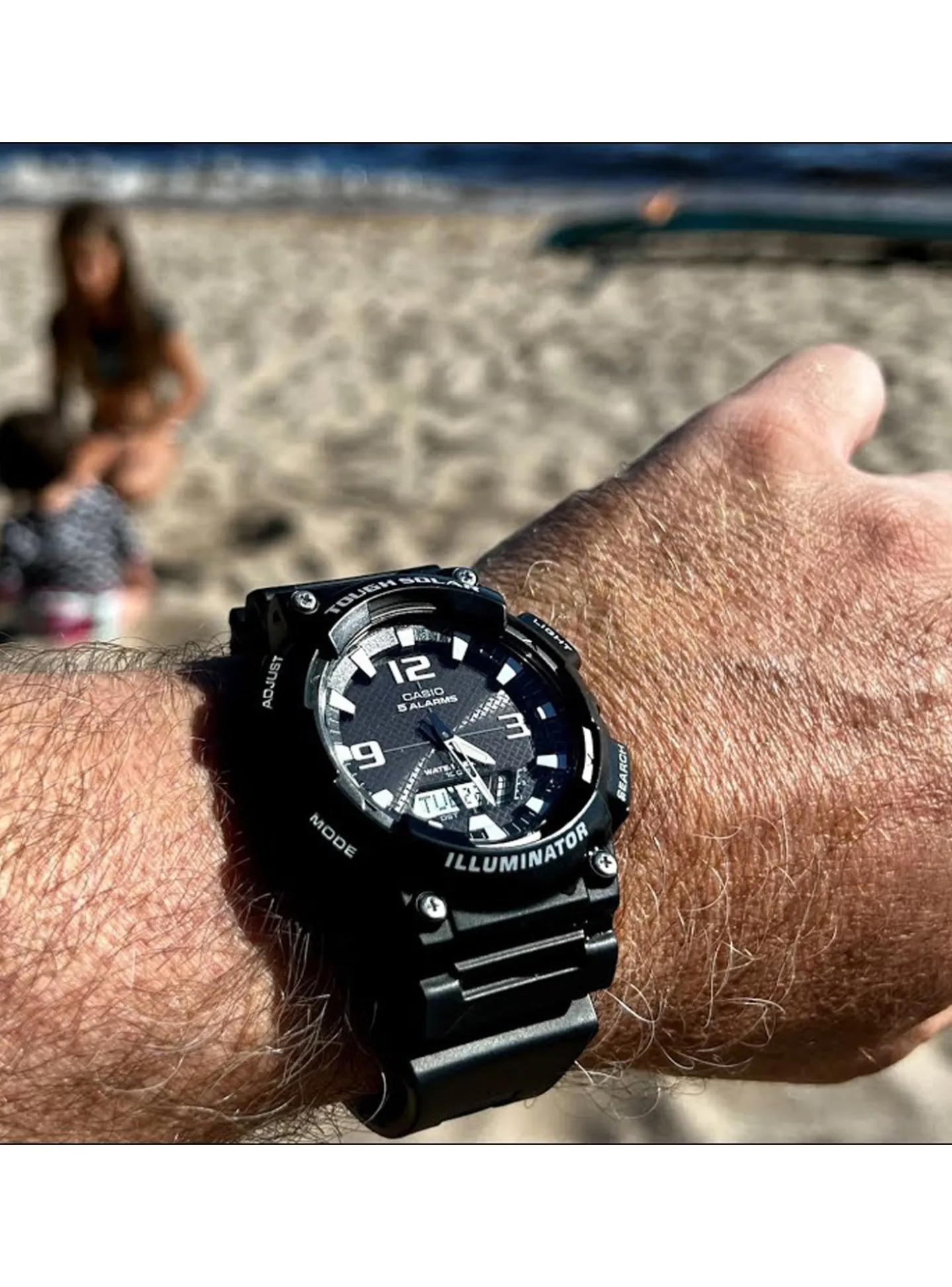 Montre Casio collection solaire noire