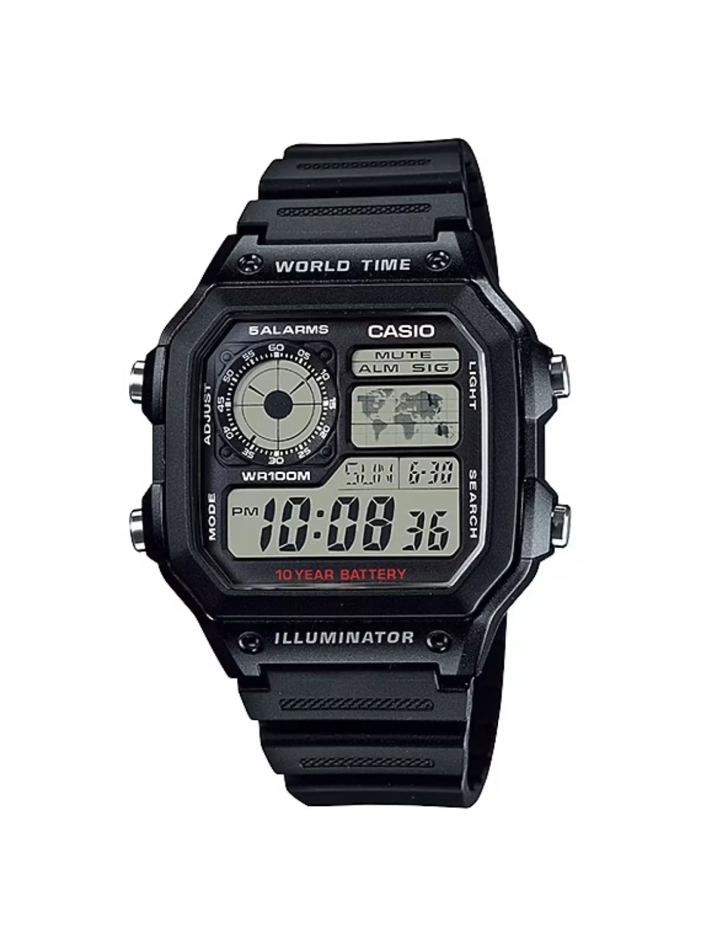Montre Casio digitale noire