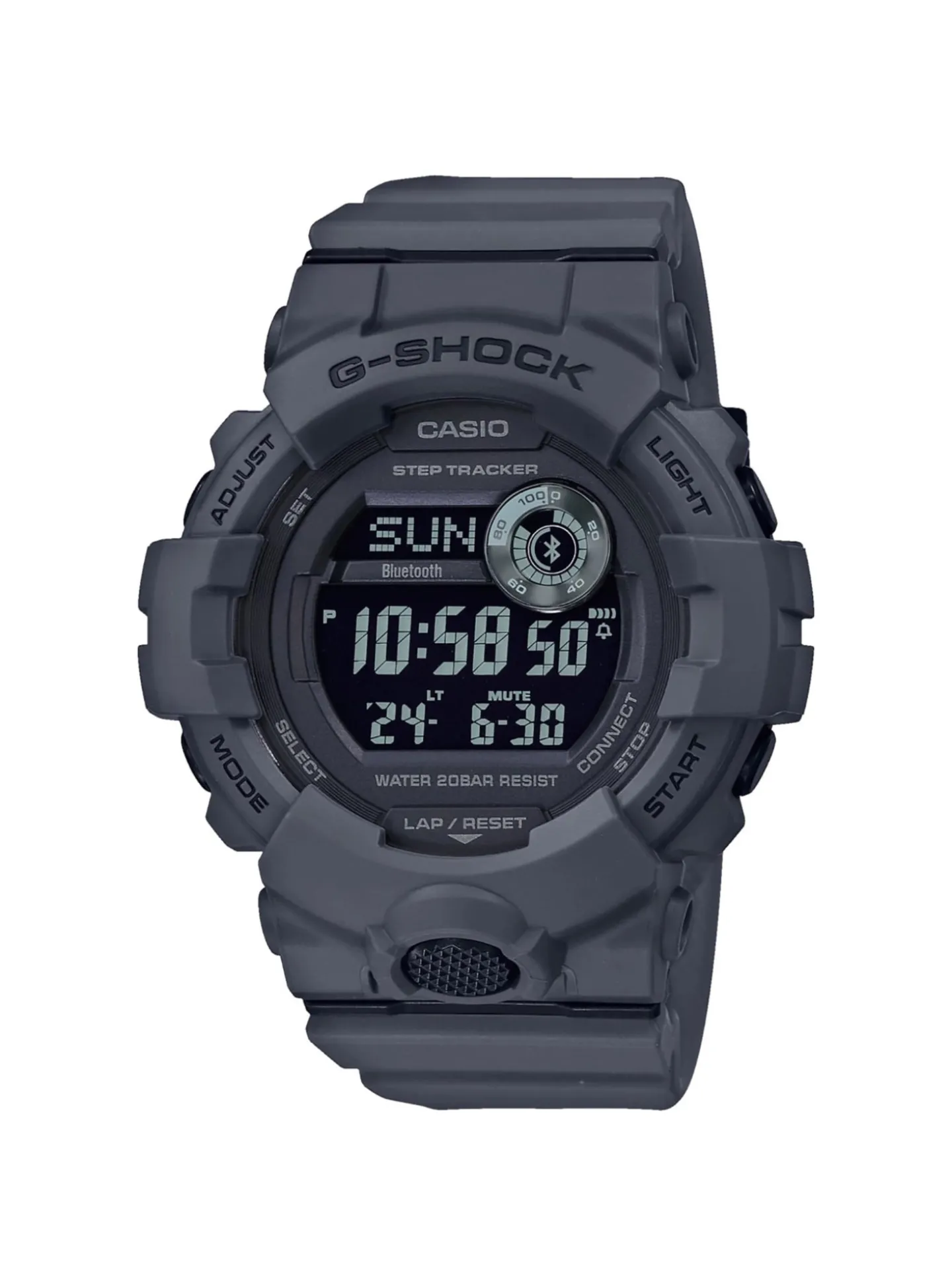 Montre Casio G-shock G-Squad grise Bluetooth