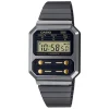 Montre Casio Vintage acier noir