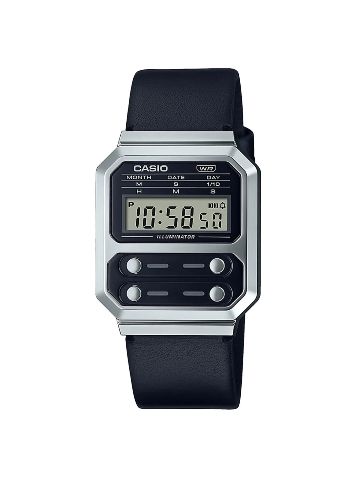 Montre Casio Vintage cuir noir