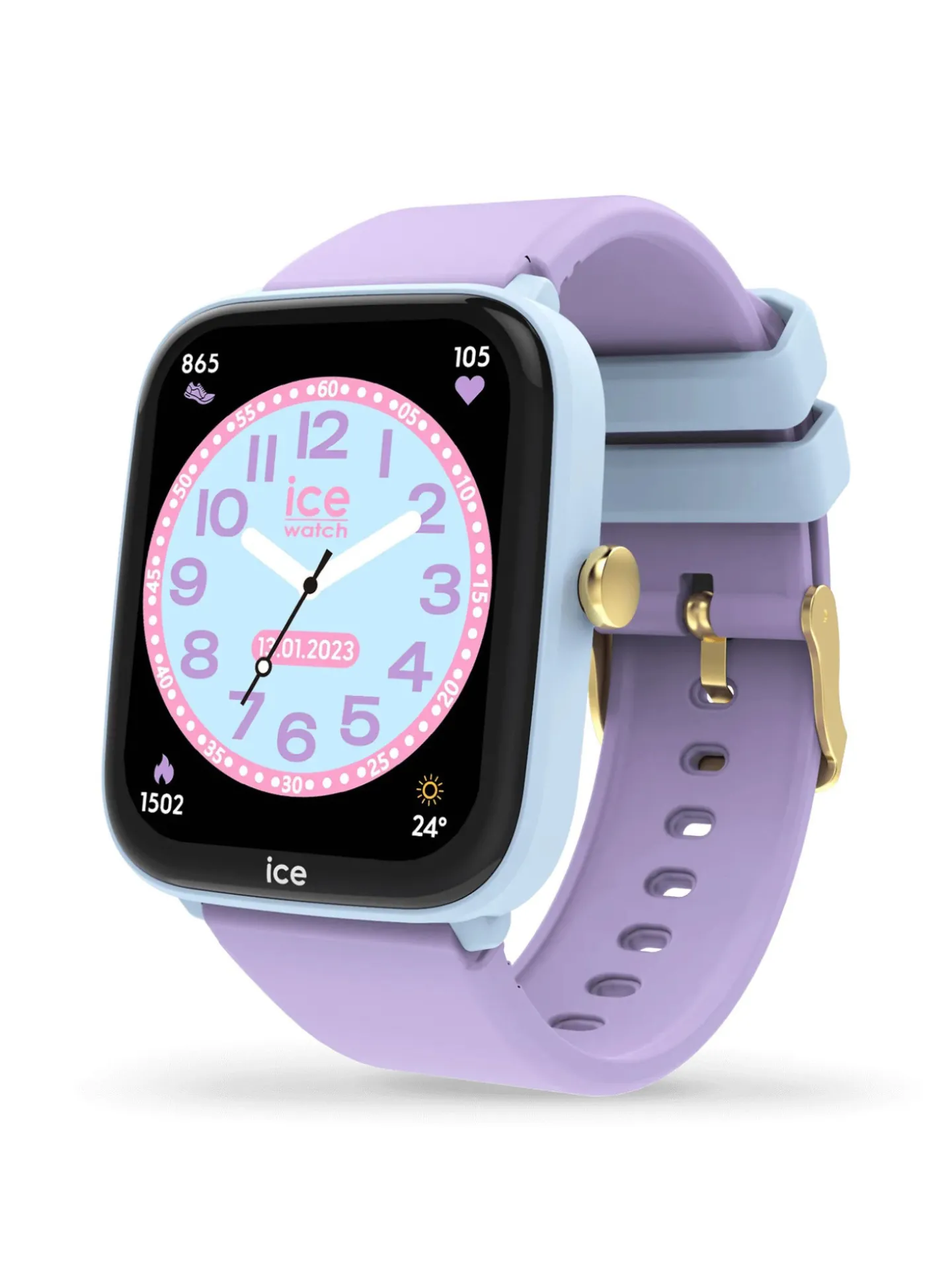 Montre connectée Ice Watch smart junior 2.0_x005f_x000D_Soft blue purple